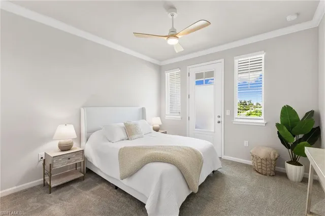 a bedroom with a bed furniture and a window