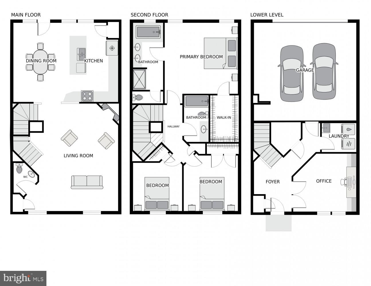 42952 Miltec Terrace Chantilly, VA 20152 - Photo 30 of 30 a picture of a wall with a white wall and a white wall