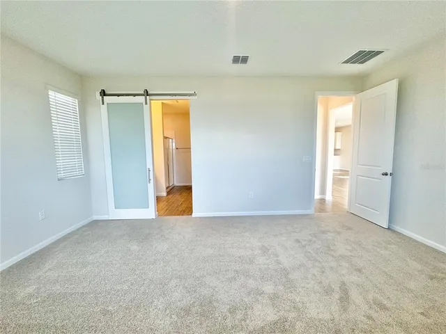 a view of an empty room