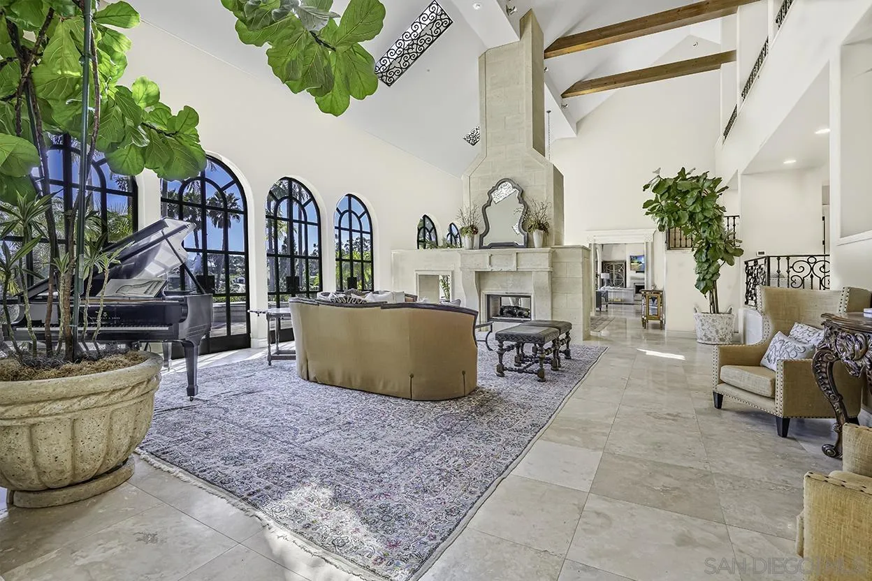 5305 La Crescenta Road Rancho Santa Fe, CA 92067 - Photo 29 of 64 Wonderful space and light in the living room and dining room