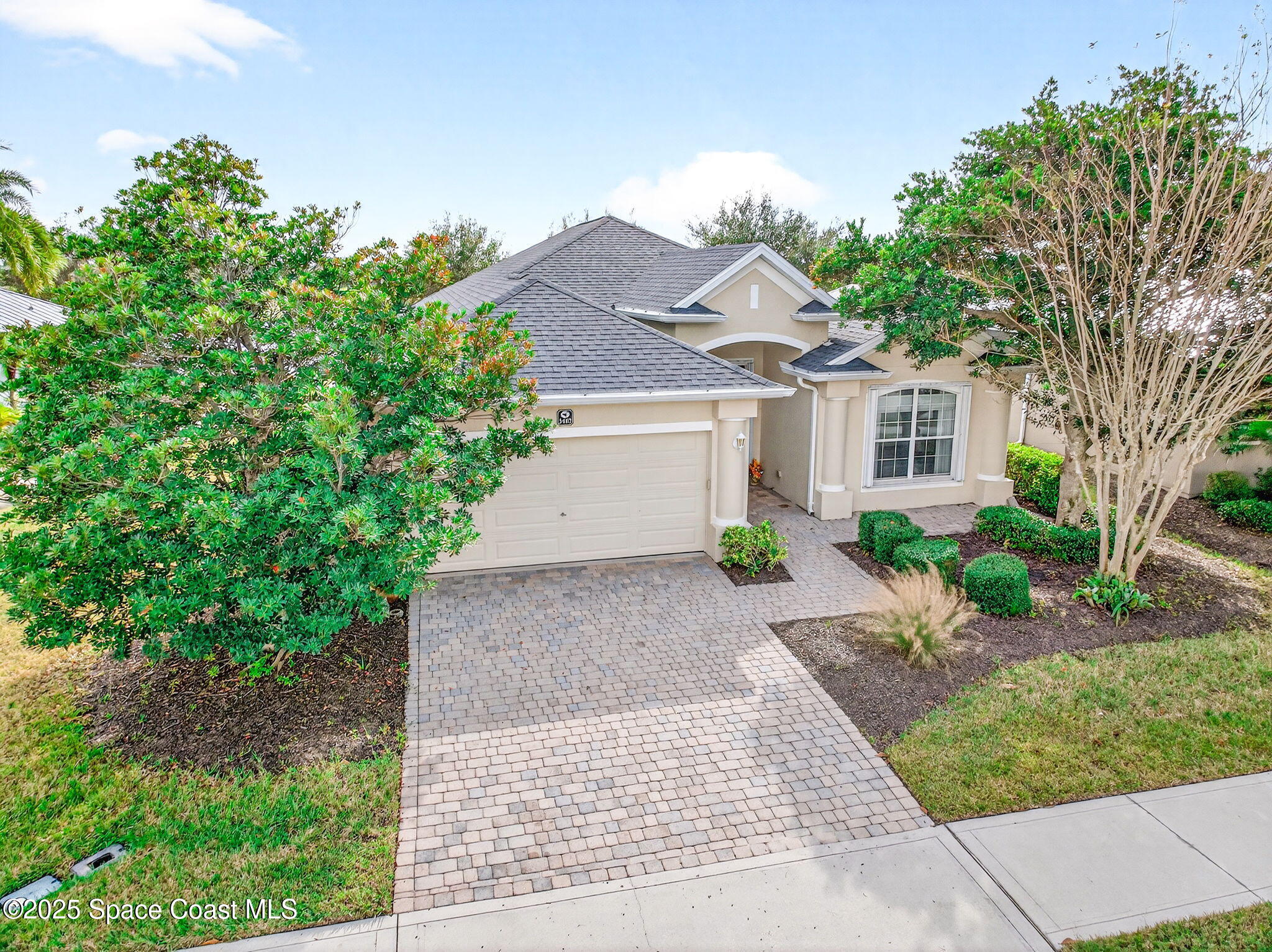 3407 Bancroft Drive Melbourne, FL 32940 - Photo 55 of 74 front view of a house with a yard