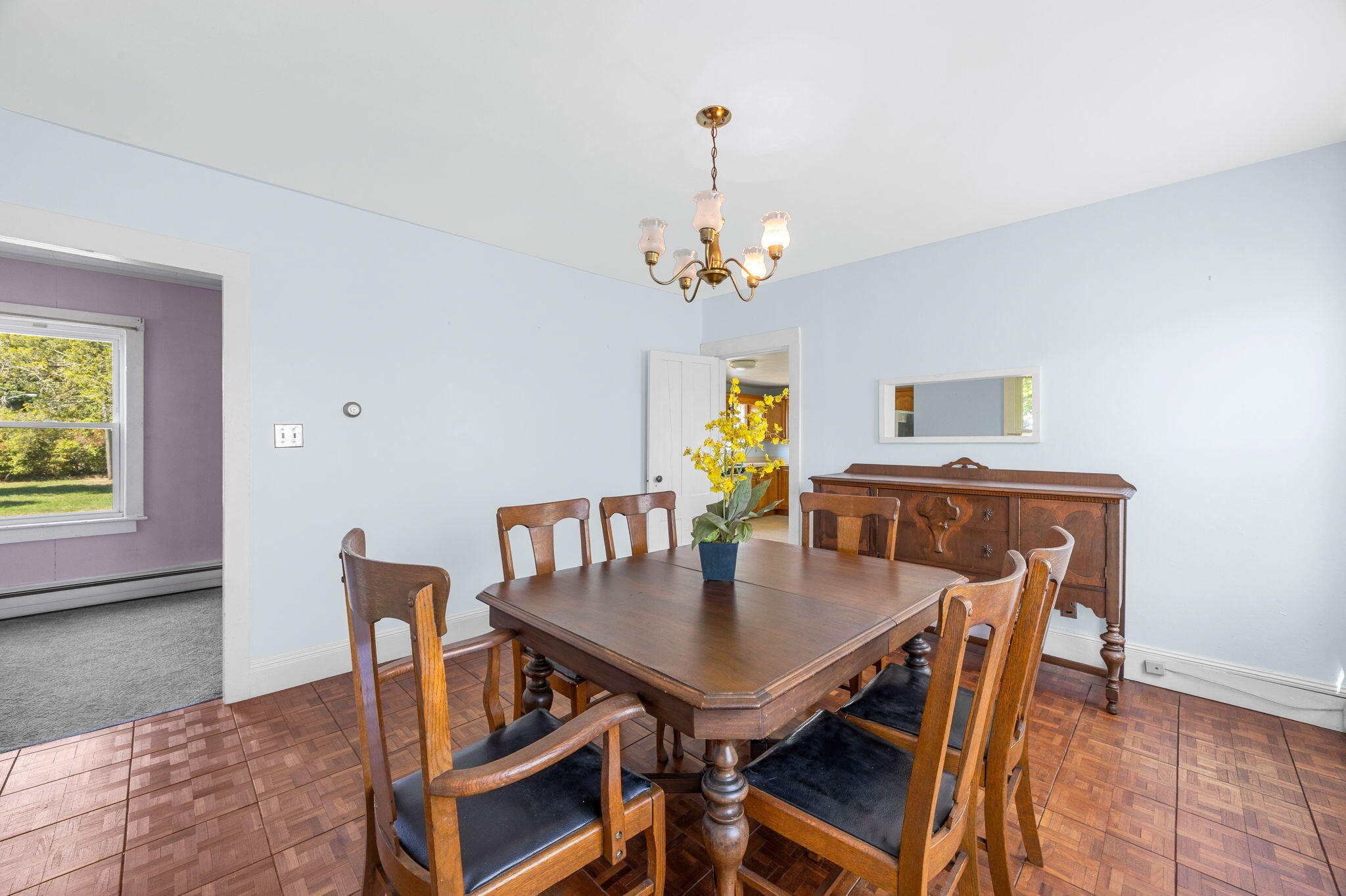 9 Harrison Avenue Buzzards Bay, MA 02532 - Photo 19 of 47 a view of a dining room with furniture and wooden floor