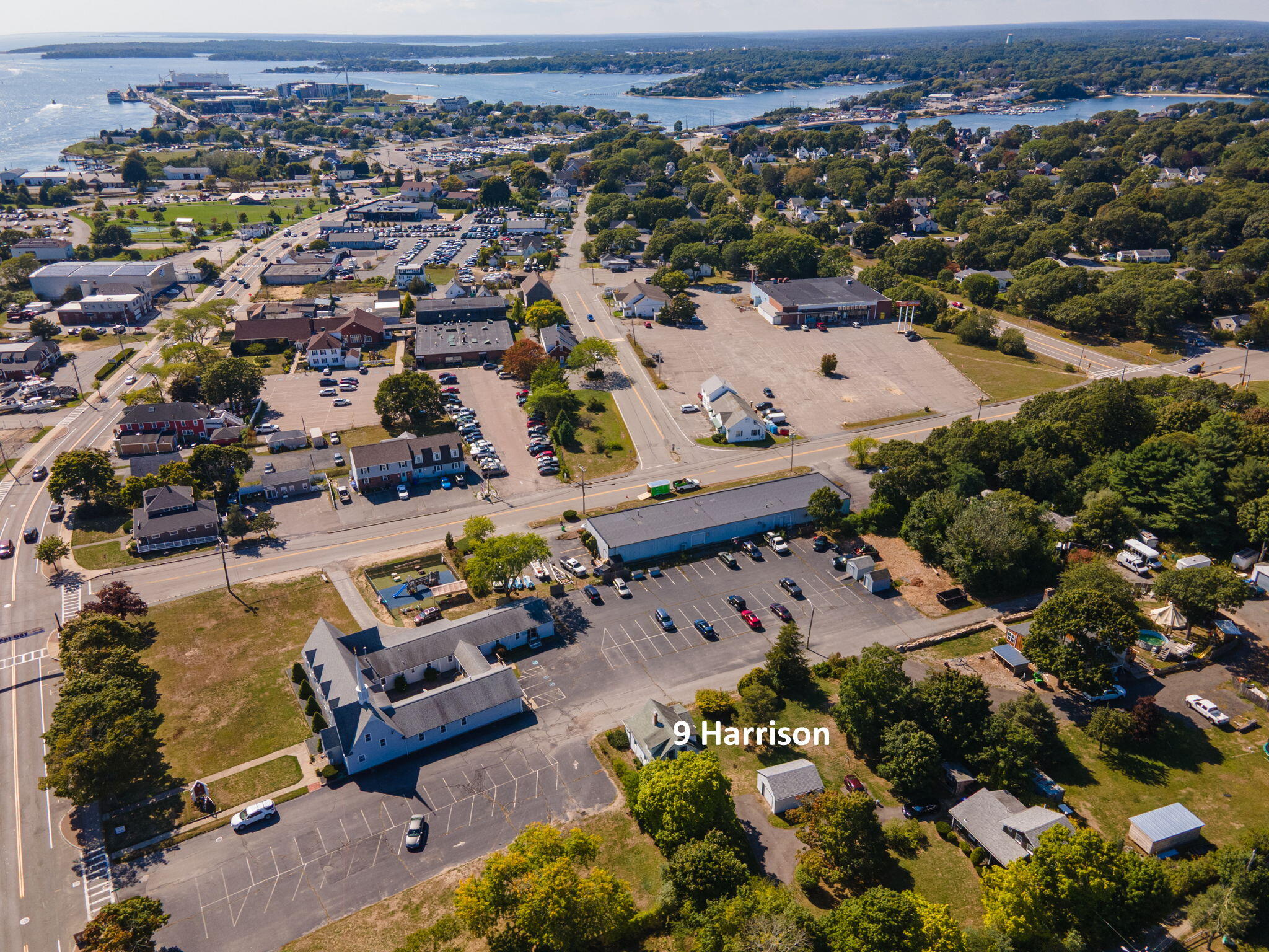 9 Harrison Avenue Buzzards Bay, MA 02532 - Photo 42 of 47 an aerial view of house with yard swimming pool and outdoor seating