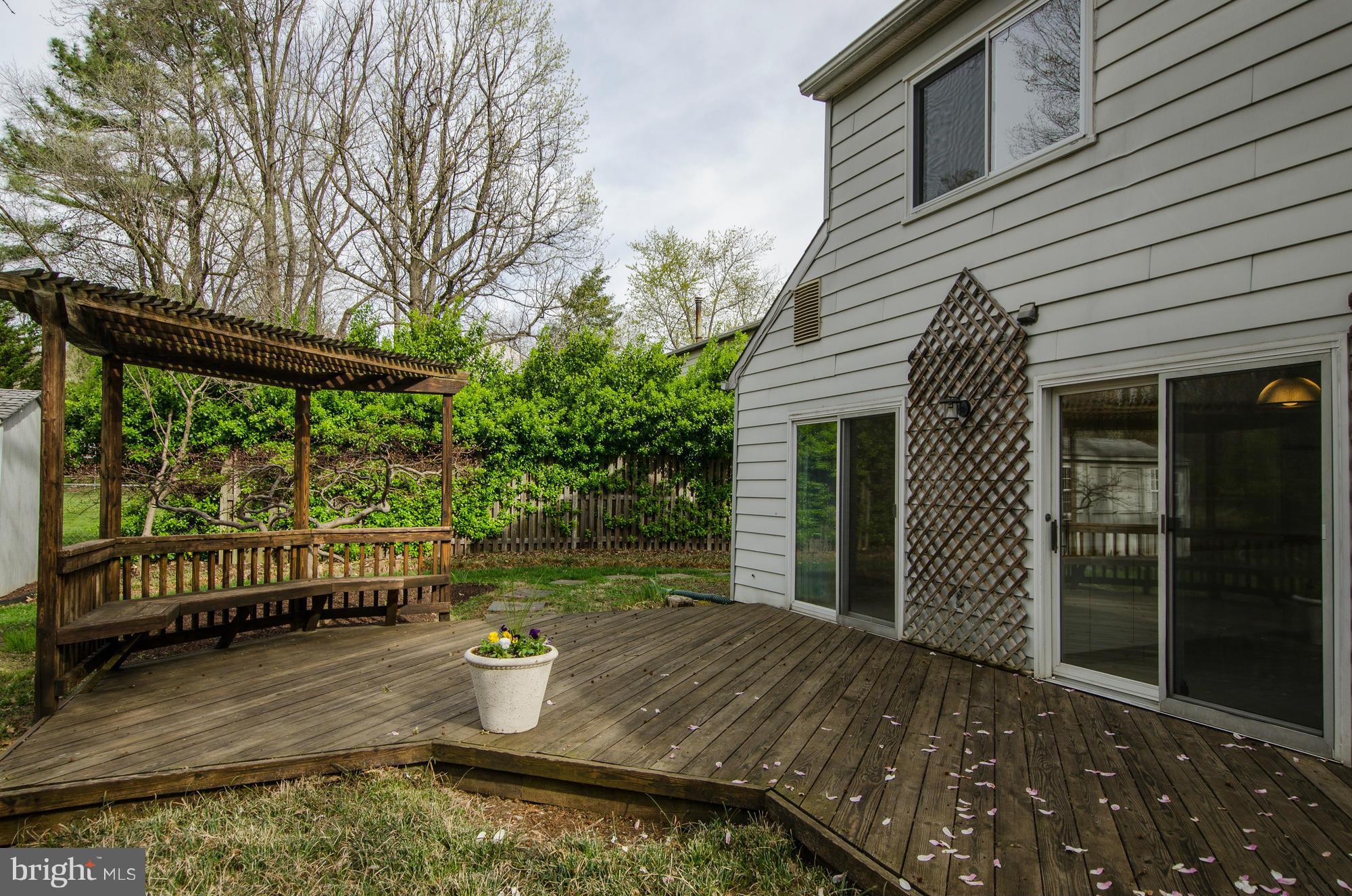 5514 Dunsmore Road Alexandria, VA 22315 - Photo 24 of 30 Deck Area for Social Gatherings