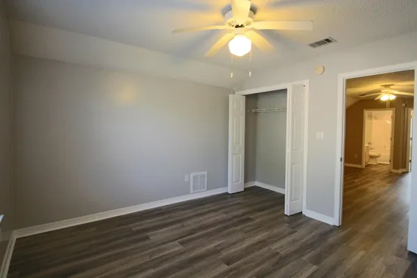 wooden floor in an empty room