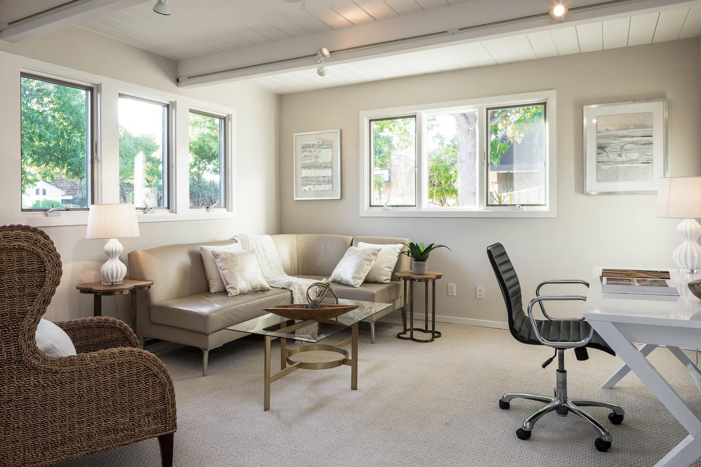 3441 Thomas Drive Palo Alto, CA 94303 - Photo 8 of 14 a living room with furniture and windows