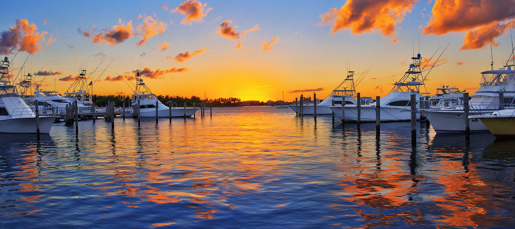 115 Ocean Key Way Jupiter, FL 33477 - Photo 66 of 77 Sunset-over-the-Sailfish-Marina