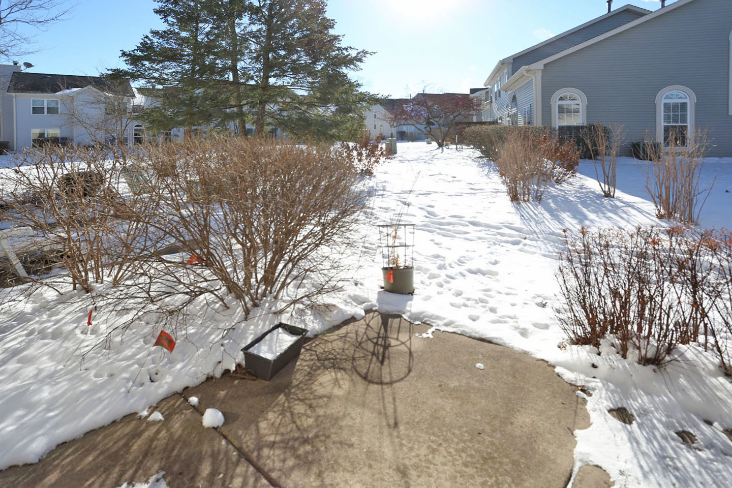 620 Cobblestone Court, Unit 620 Elgin, IL 60120 - Photo 23 of 25 a view of roof and covered with snow
