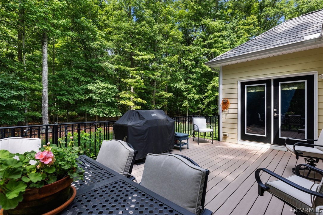 168 Button Bush Road Richmond, VA 23238 - Photo 32 of 42 a view of house with patio outdoor seating and plants
