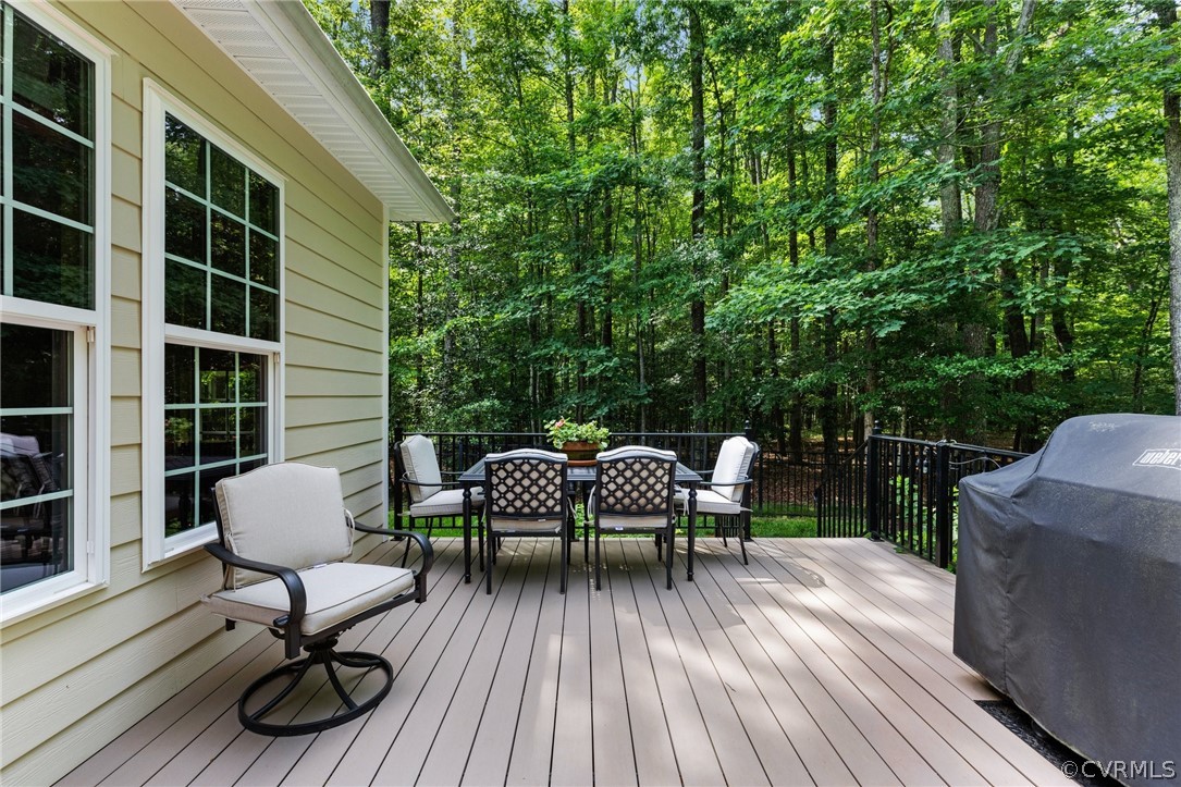 168 Button Bush Road Richmond, VA 23238 - Photo 33 of 42 a view of balcony with chairs and wooden floor