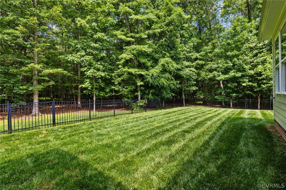 168 Button Bush Road Richmond, VA 23238 - Photo 36 of 42 a view of a backyard with a garden