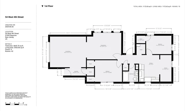 a picture of floor plan