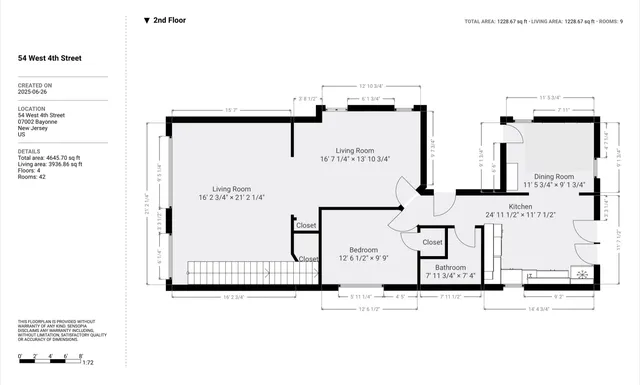 $950,000 | 54 West 4th Street, Bayonne, NJ 07002