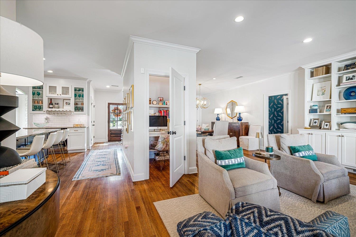 3682 Oakley Avenue Memphis, TN 38111 - Photo 11 of 34 a living room with furniture and a wooden floor