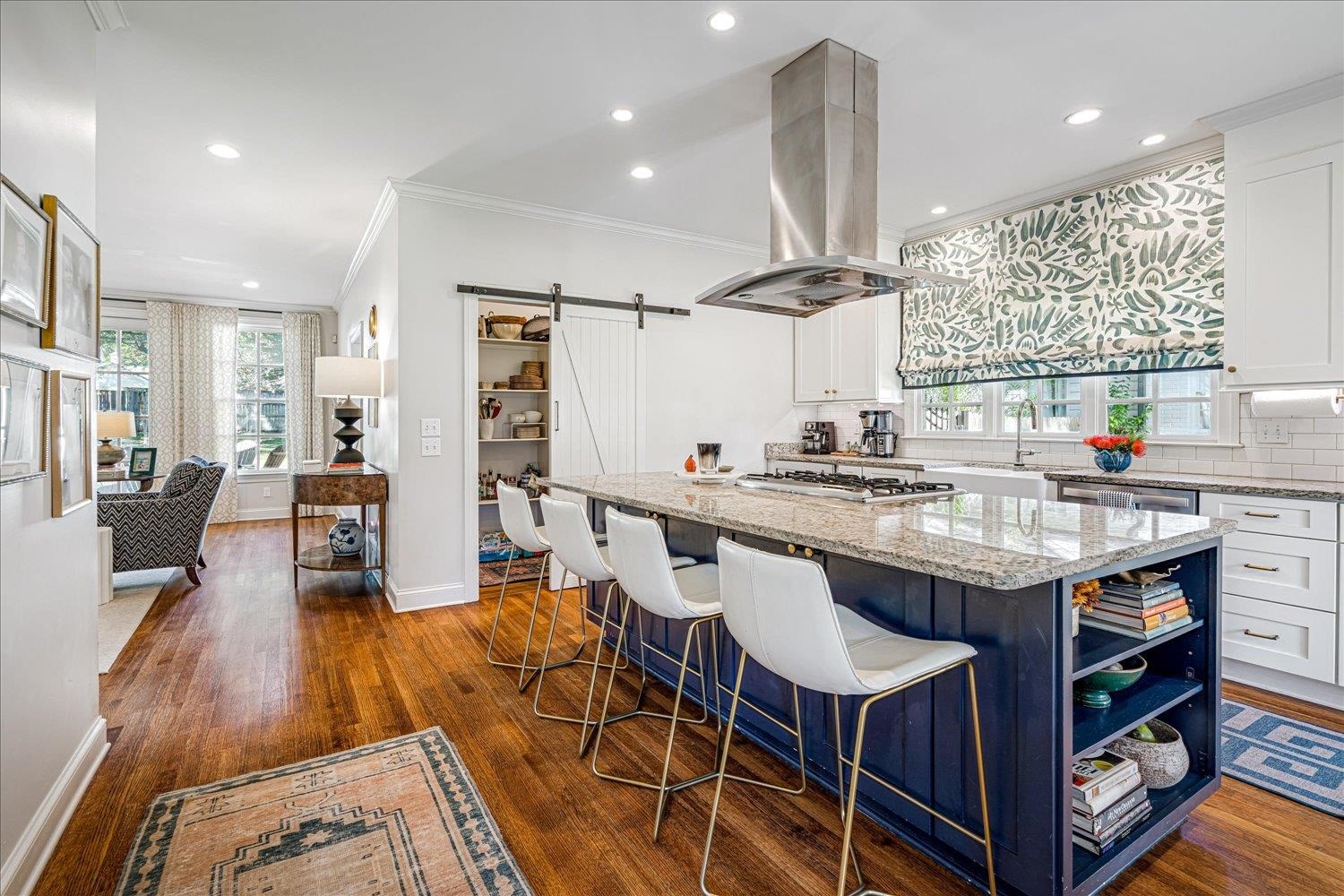 3682 Oakley Avenue Memphis, TN 38111 - Photo 14 of 34 a kitchen with stainless steel appliances granite countertop a sink and a refrigerator