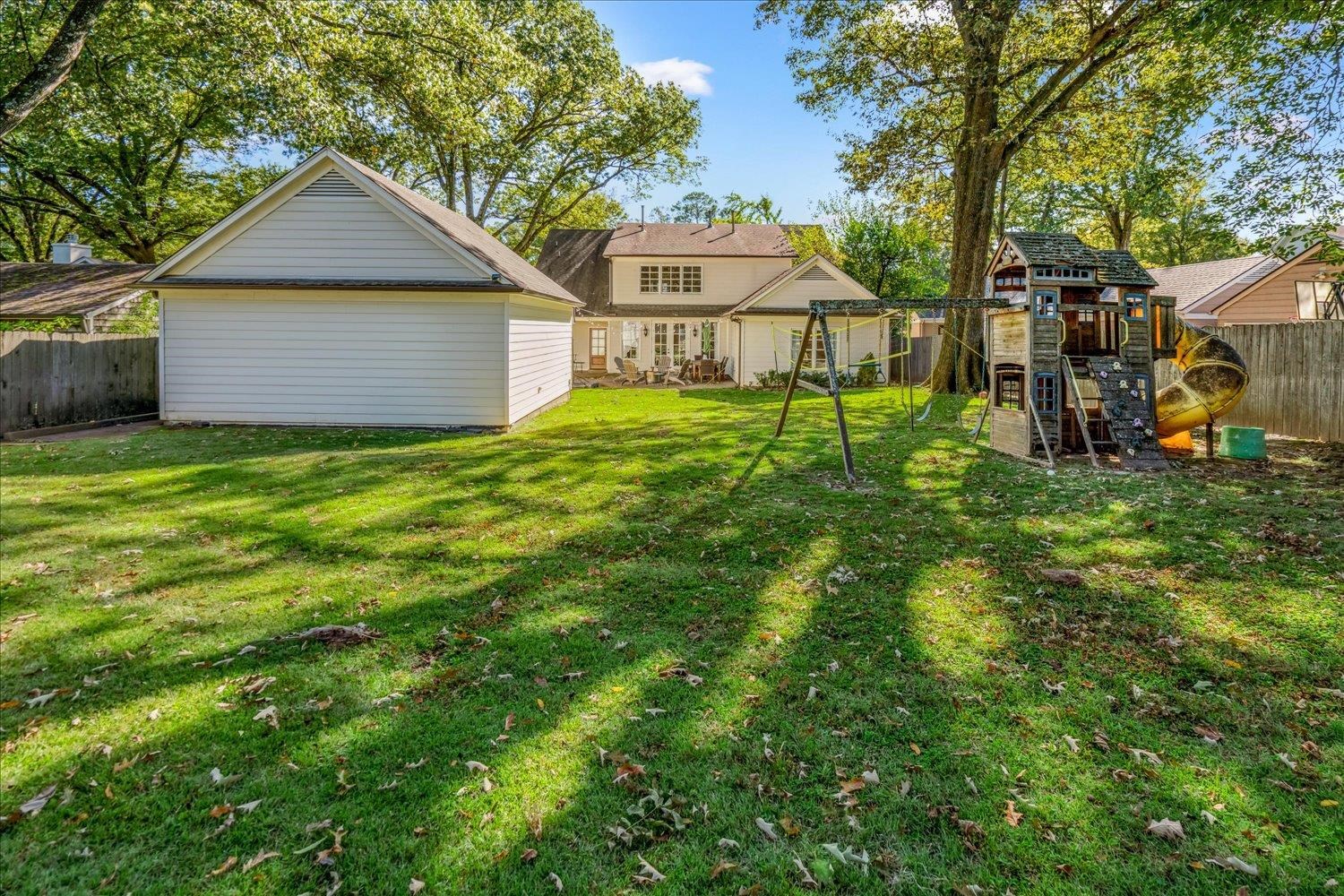 3682 Oakley Avenue Memphis, TN 38111 - Photo 34 of 34 a backyard of a house with lots of green space
