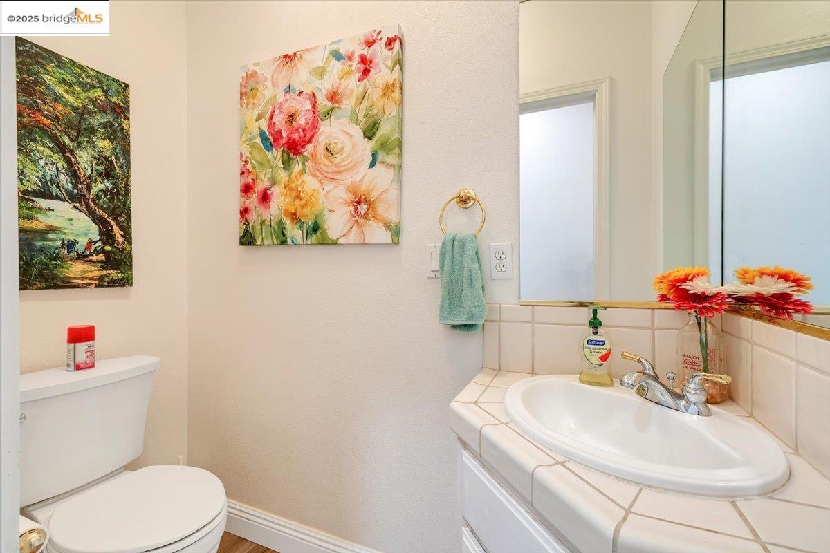 10200 Bell Mooney Road Jamestown, CA 95327 - Photo 31 of 60 a bathroom with a sink mirror and toilet