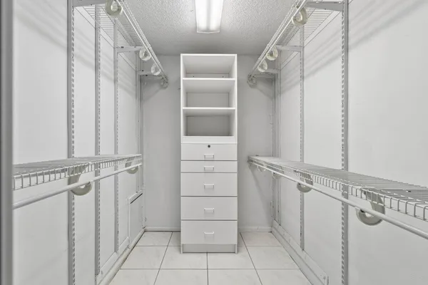 a view of walk in closet
