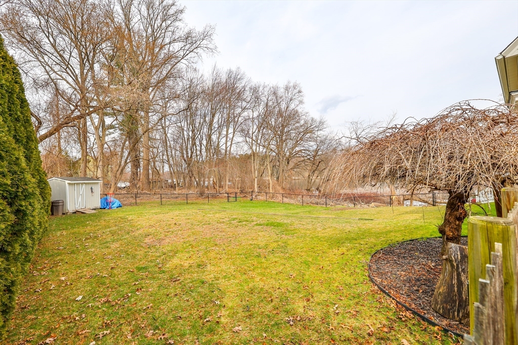 12 Post Road North Billerica, MA 01862 - Photo 35 of 38 a view of yard with swimming pool and trees