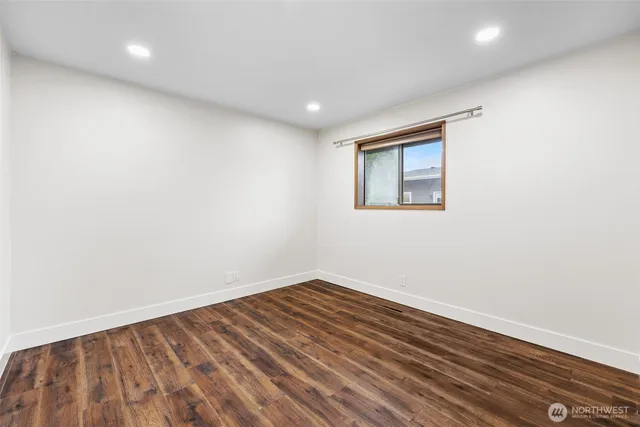 wooden floor in a room