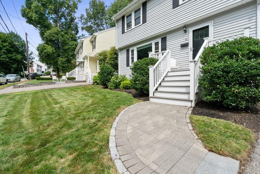 36 Intervale Road Waltham, MA 02453 - Photo 28 of 38 a view of a house with backyard