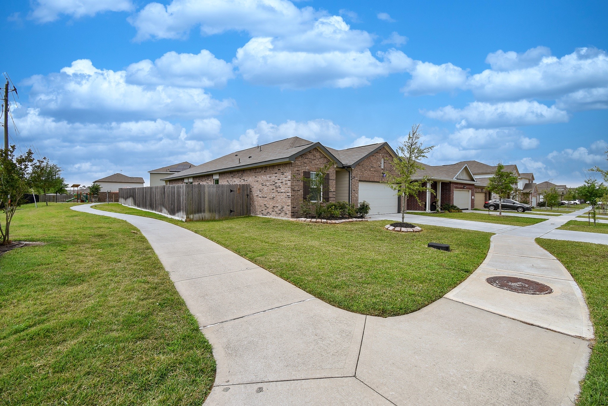 13542 Kinsman Road Houston, TX 77049 - Photo 39 of 43 a view of a house with a yard