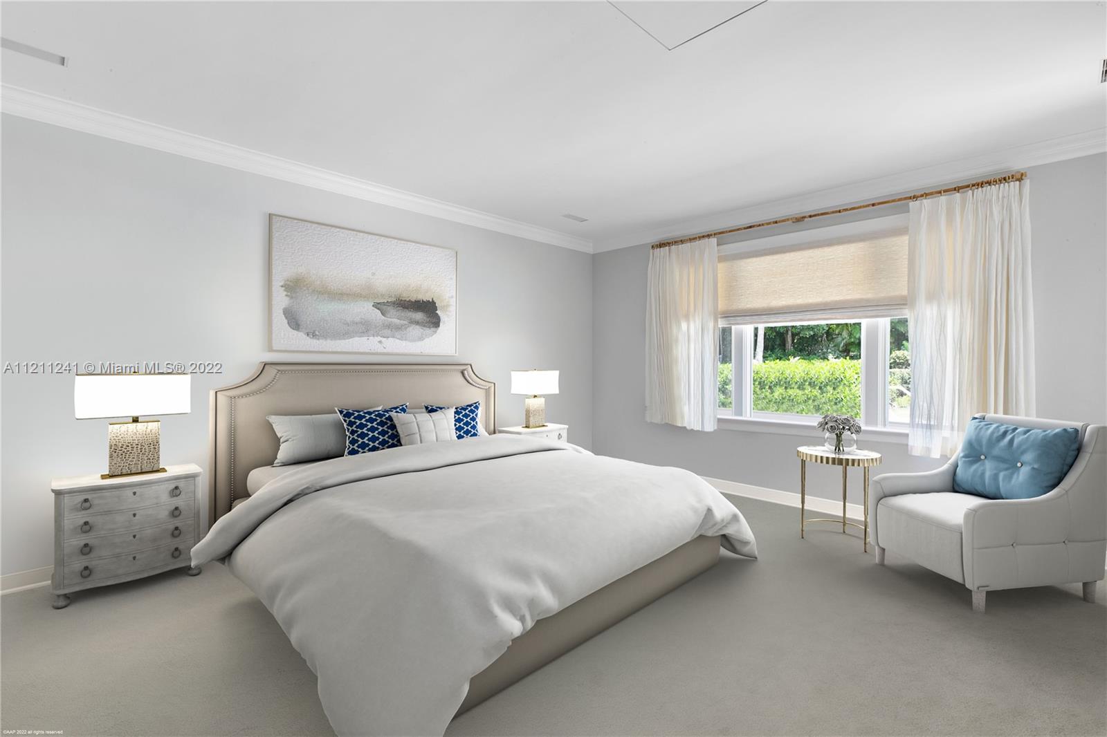 318 South Beach Road Hobe Sound, FL 33455 - Photo 59 of 69 a bedroom with a bed and a couch