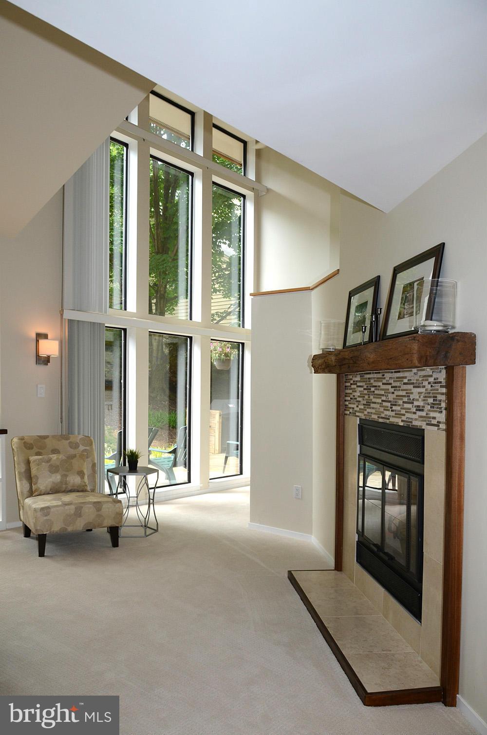 11030 Solaridge Drive Reston, VA 20191 - Photo 6 of 30 a living room with furniture and a fireplace