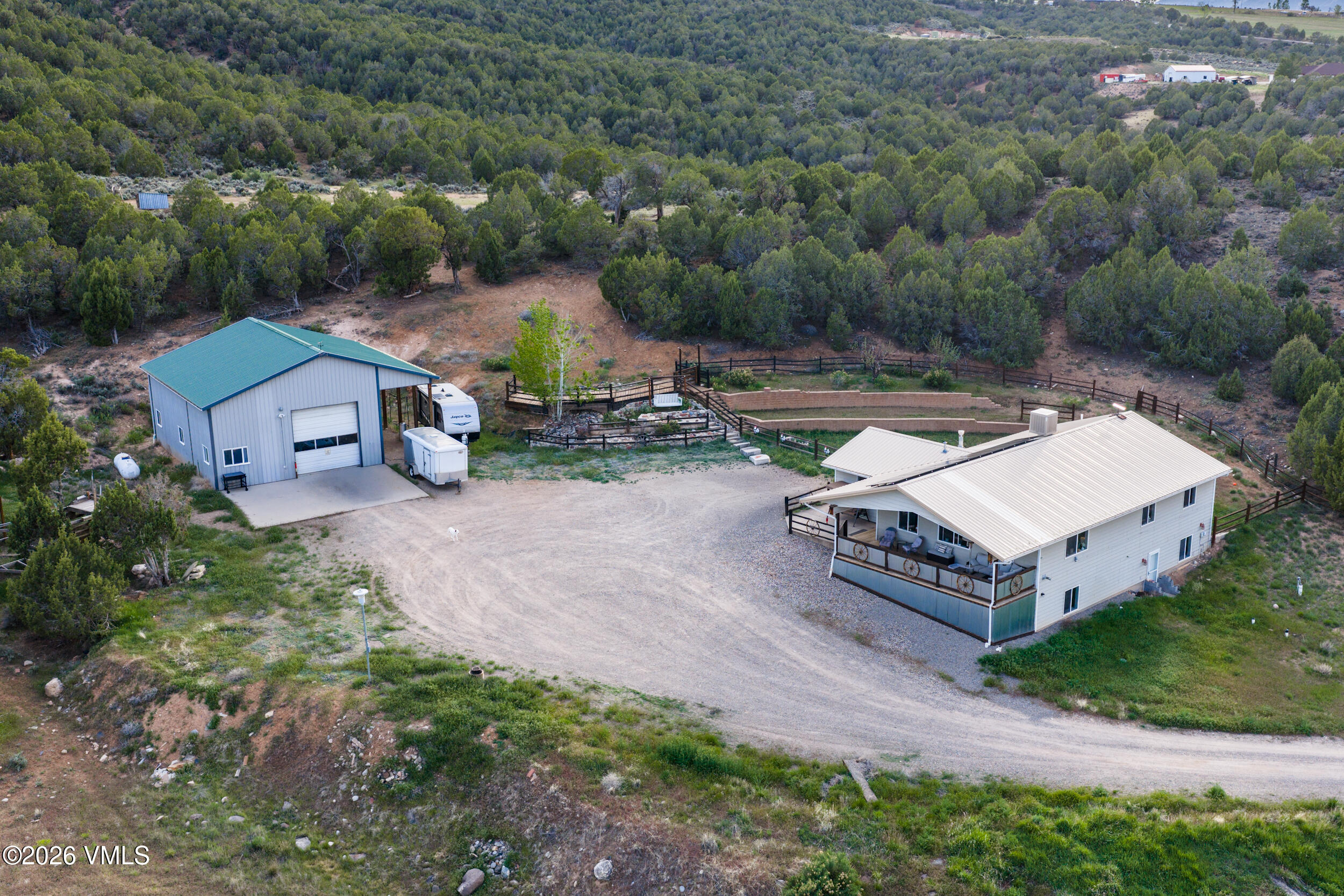 59 County Road 317 Rifle, CO 81650 - Photo 21 of 70 Home & Shop Aerial