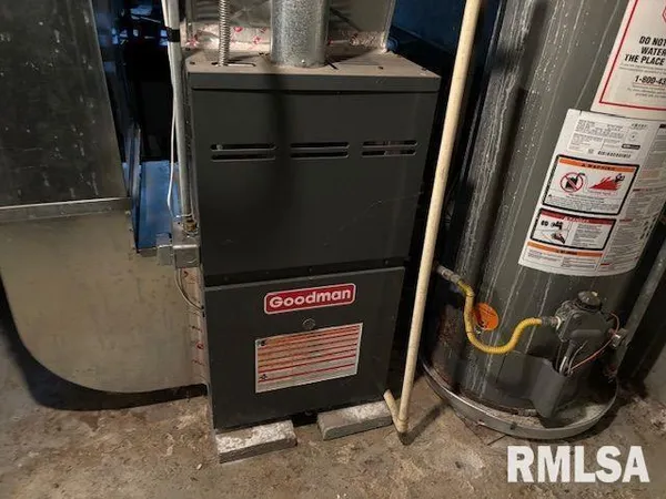 a view of water heater room