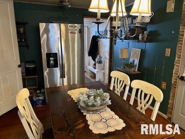 417 Northeast 2nd Street Galva, IL 61434 - Photo 6 of 19 a view of a dining room with furniture