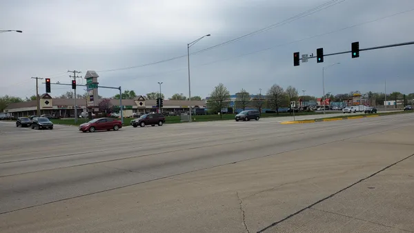a view of a green field