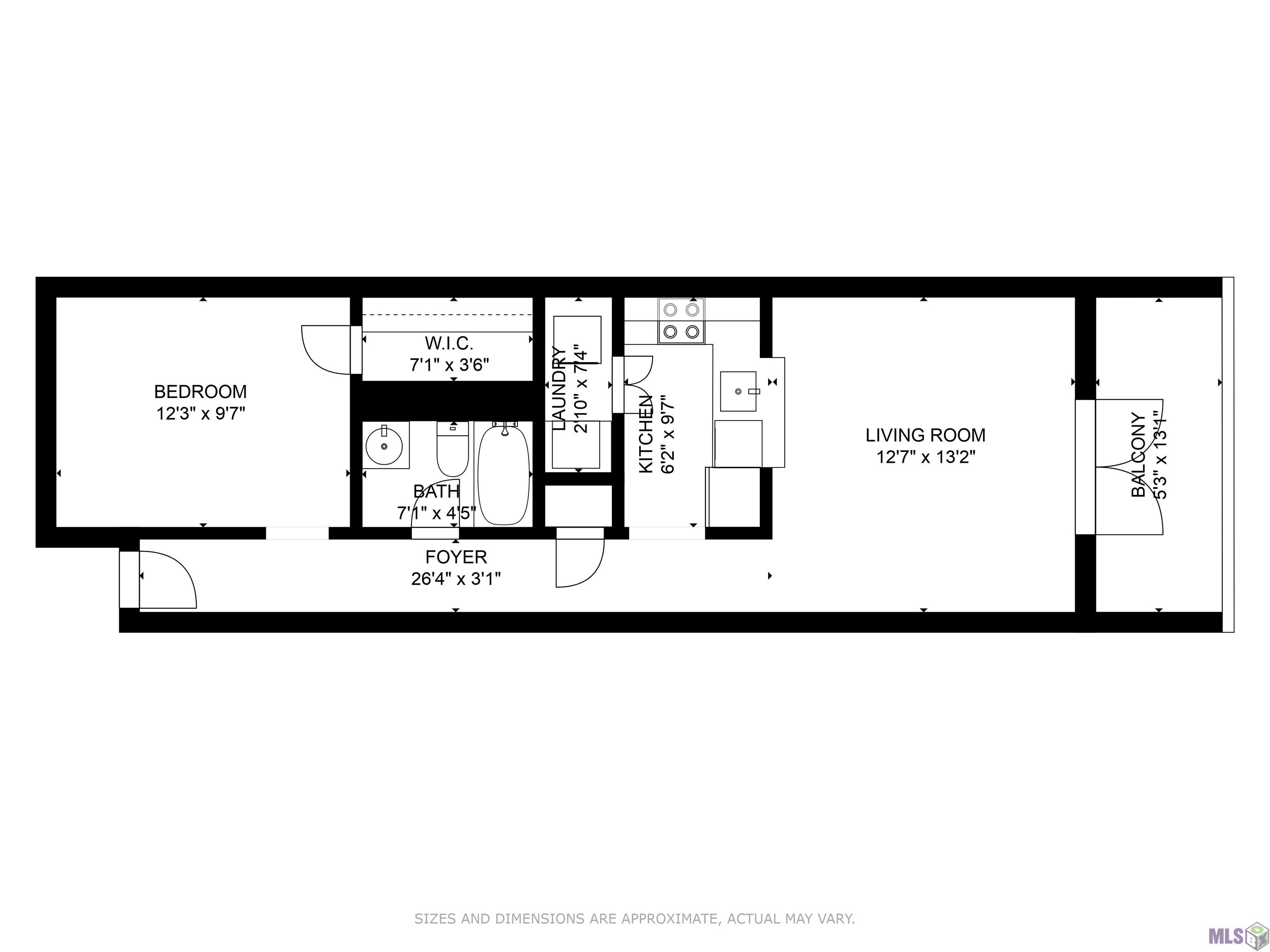 2045 North 3rd Street, Unit 309 Baton Rouge, LA 70802 - Photo 19 of 19 Floor Plan