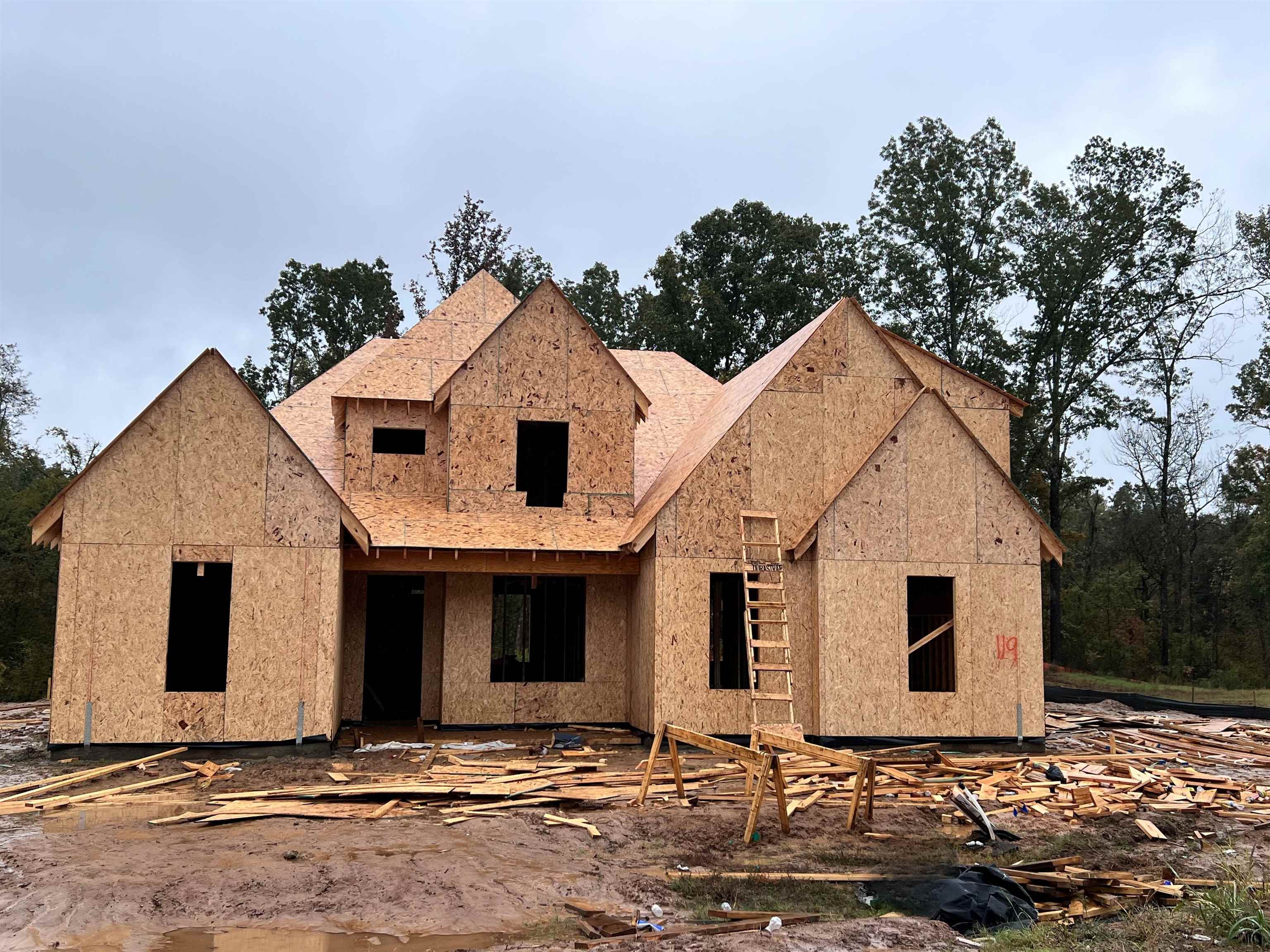 a view of the white house with street