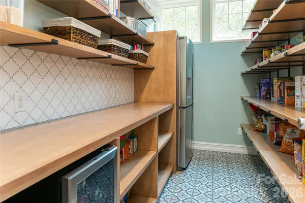 a view of storage and utility room