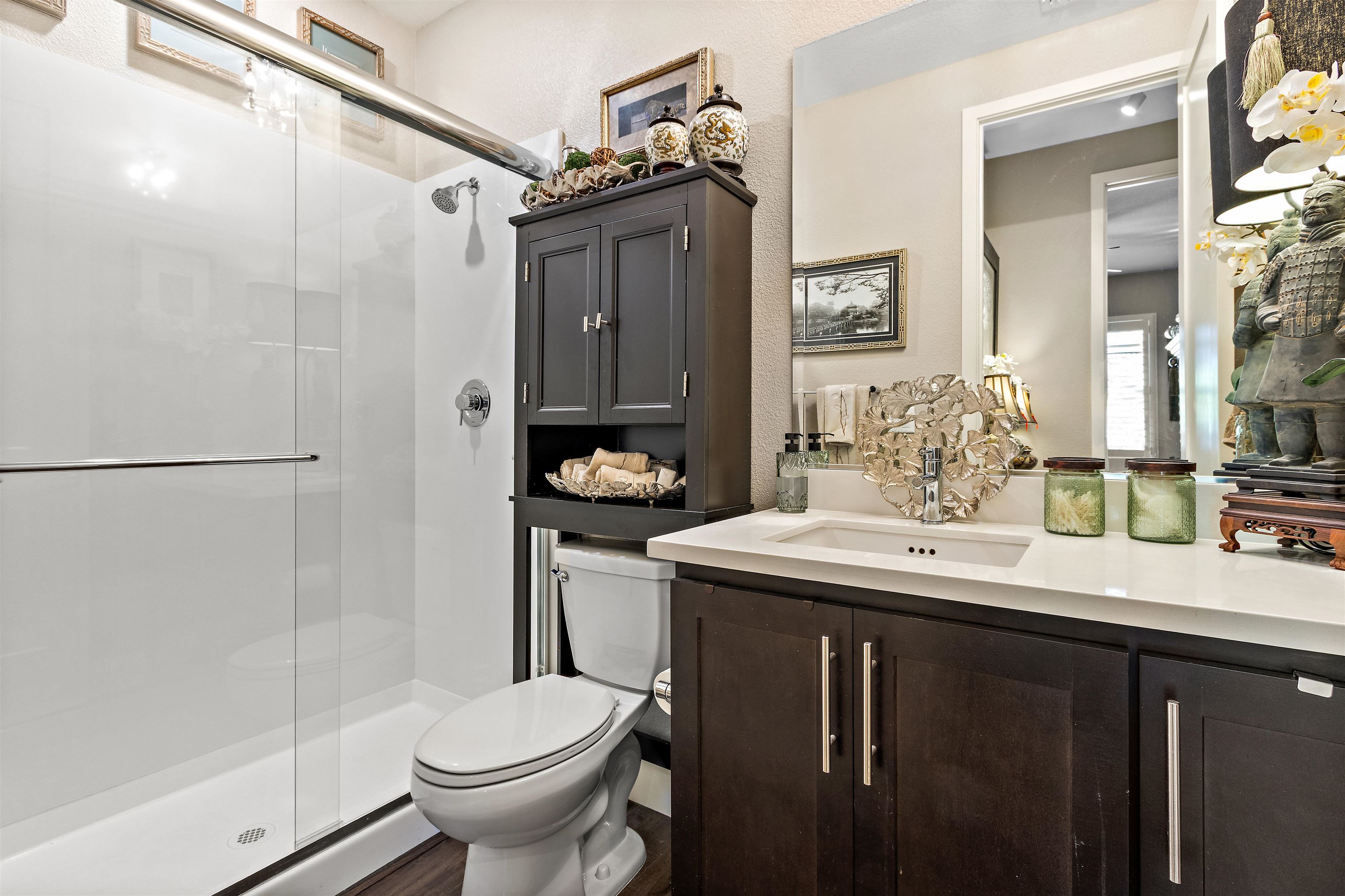 1311 Amalfi Court San Ramon, CA 94583 - Photo 17 of 59 a bathroom with a sink toilet and shower