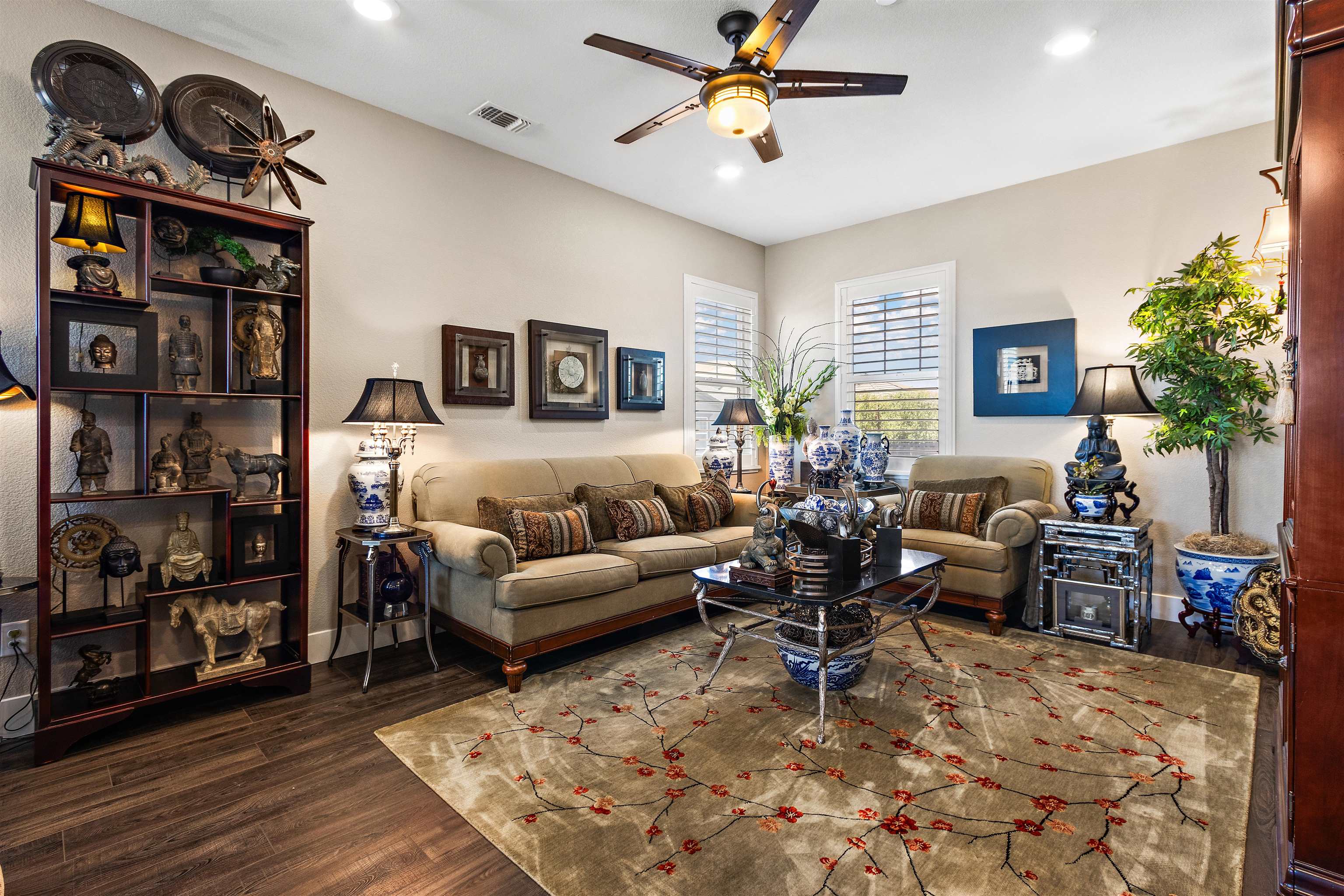 1311 Amalfi Court San Ramon, CA 94583 - Photo 20 of 59 a living room with furniture and a flat screen tv