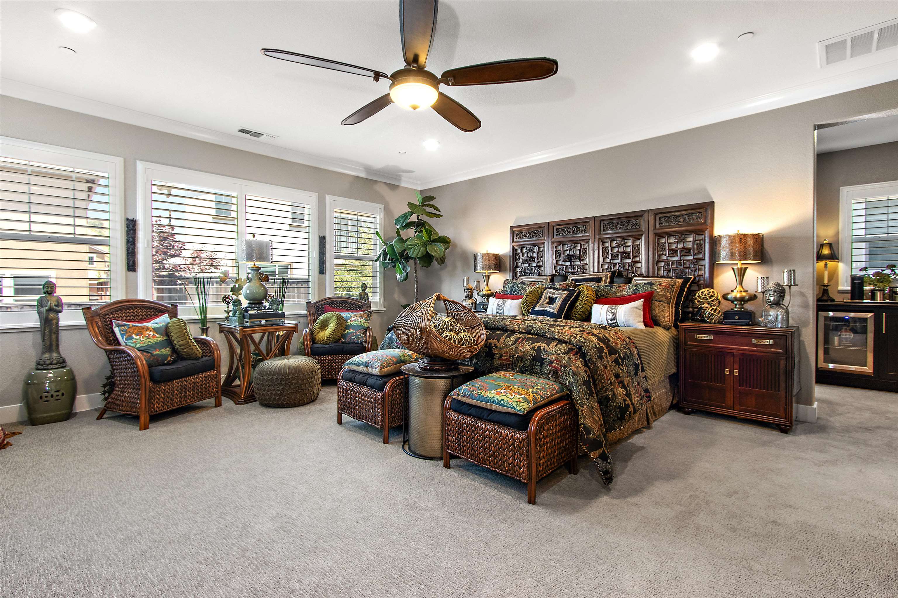 1311 Amalfi Court San Ramon, CA 94583 - Photo 26 of 59 a bed room with furniture and a large window