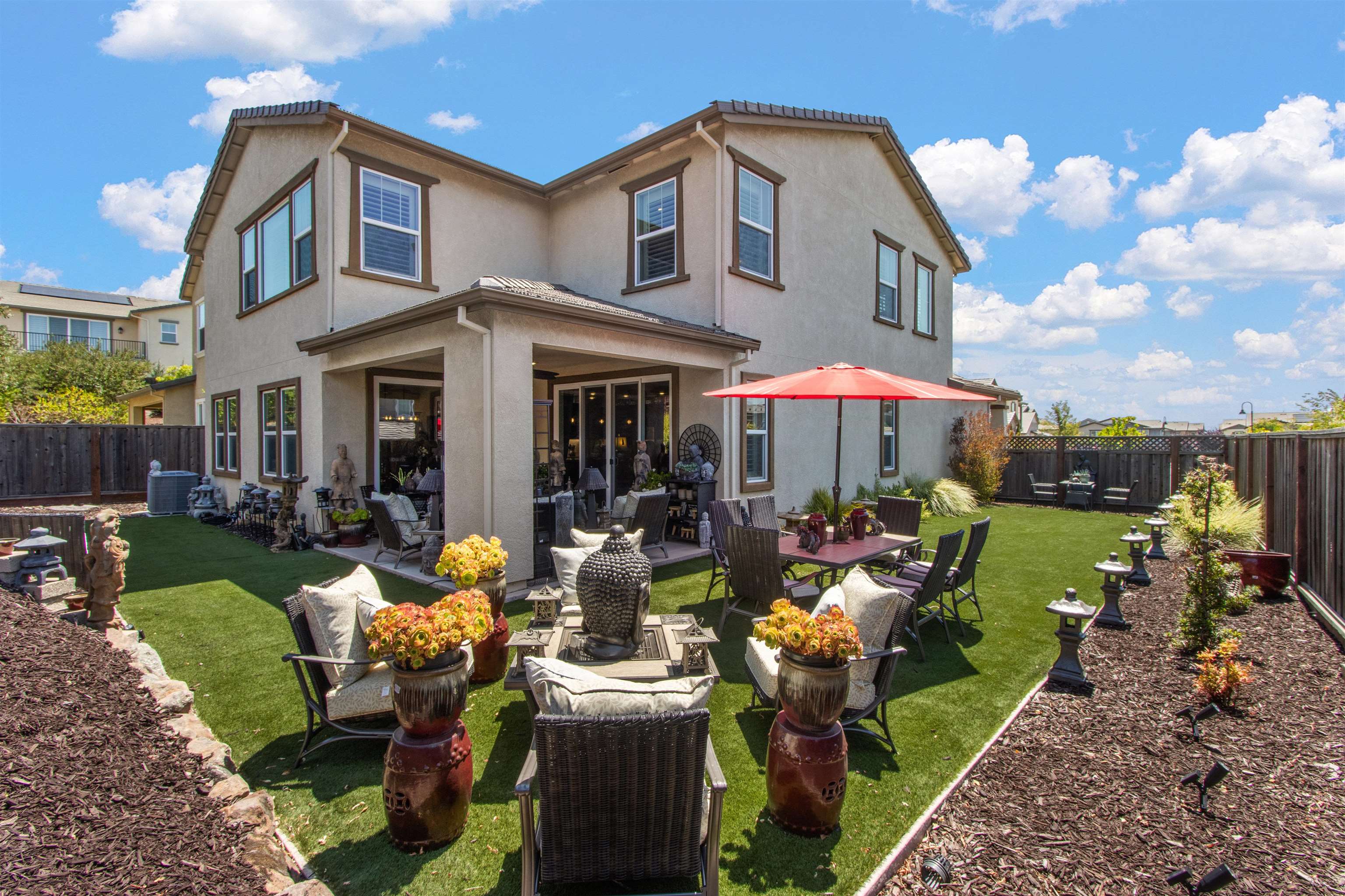 1311 Amalfi Court San Ramon, CA 94583 - Photo 39 of 59 a front view of a house with swimming pool garden and patio