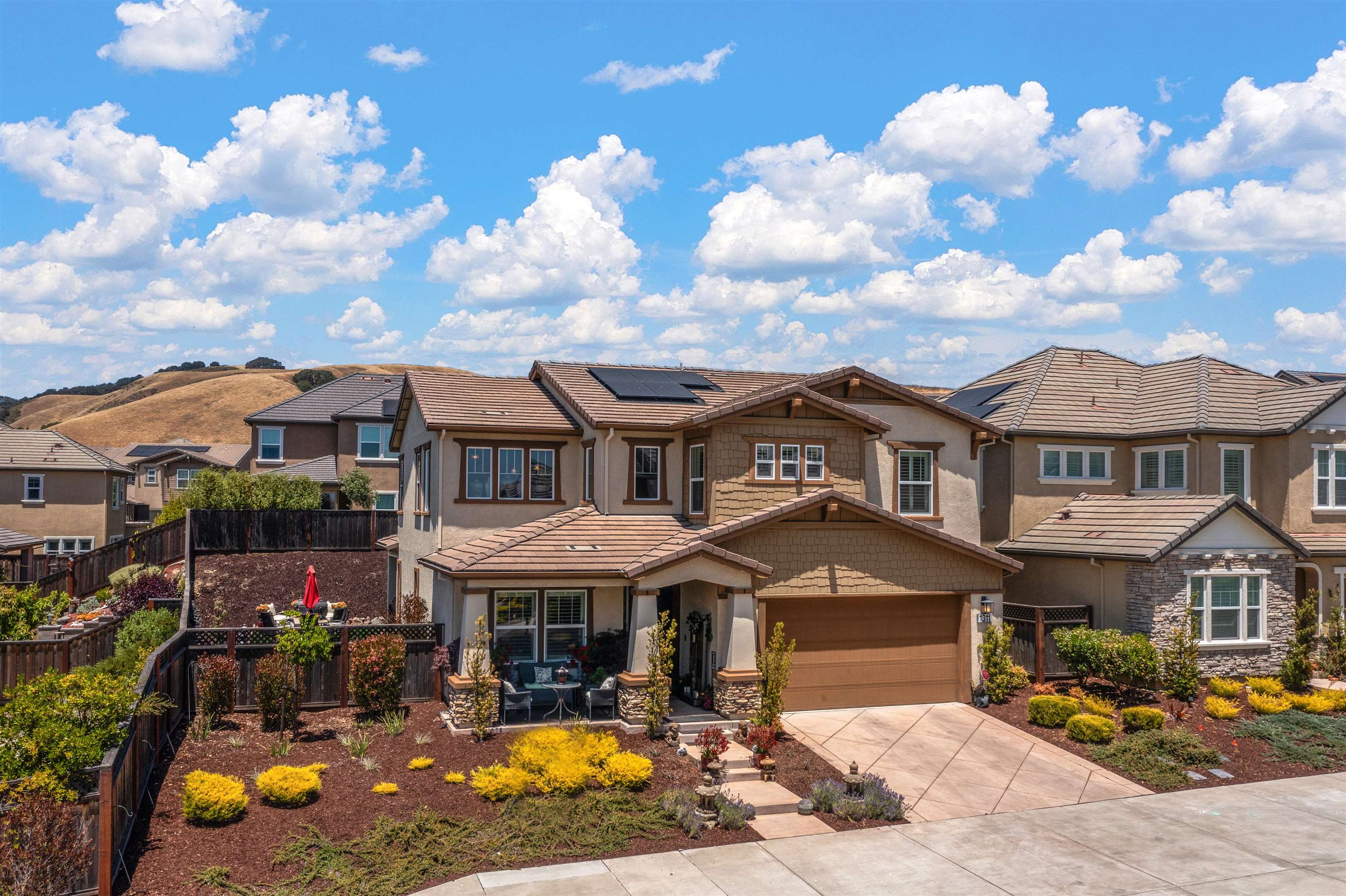 1311 Amalfi Court San Ramon, CA 94583 - Photo 43 of 59 a front view of a house with garden