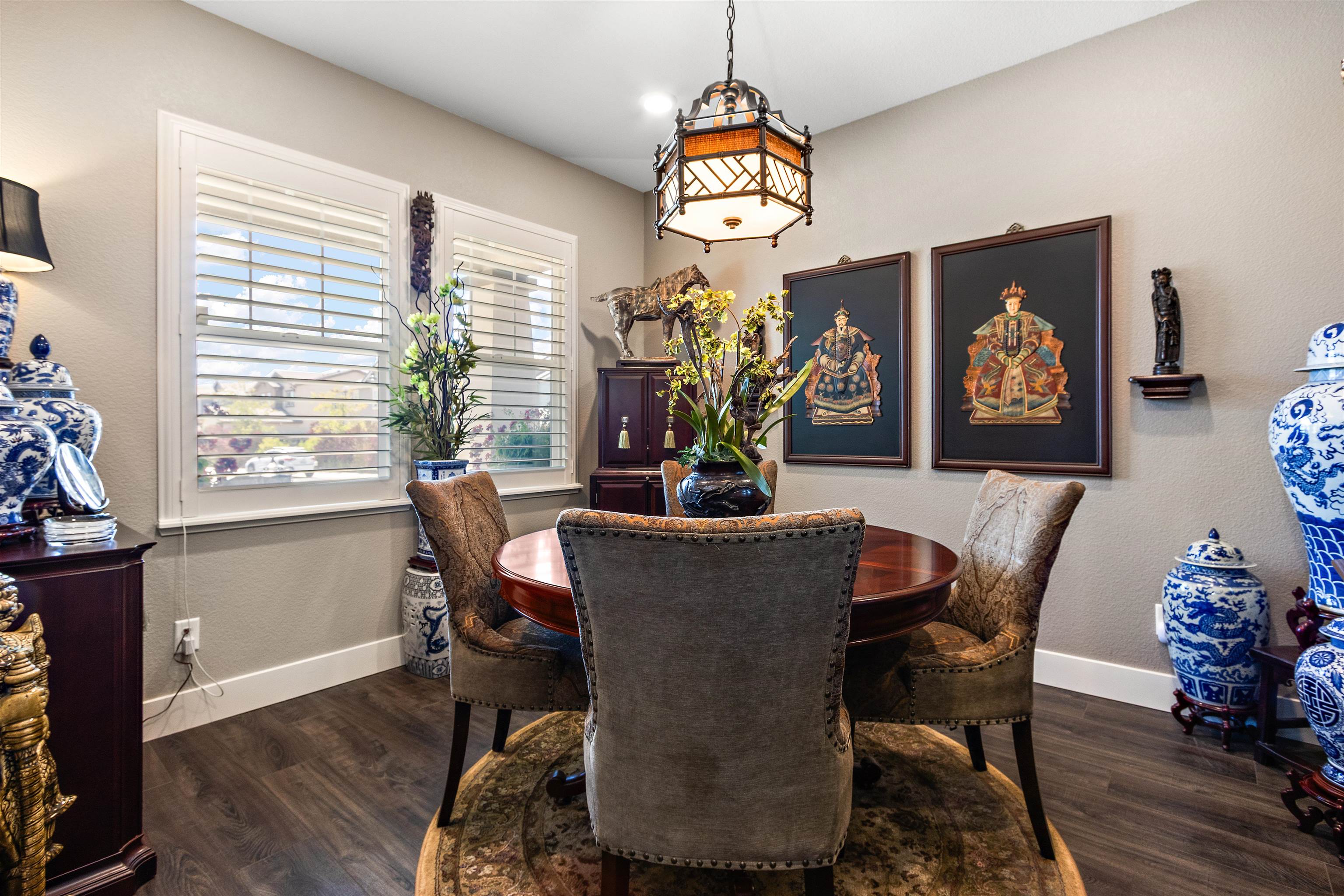 1311 Amalfi Court San Ramon, CA 94583 - Photo 5 of 59 a dining room with furniture a window and wooden floor