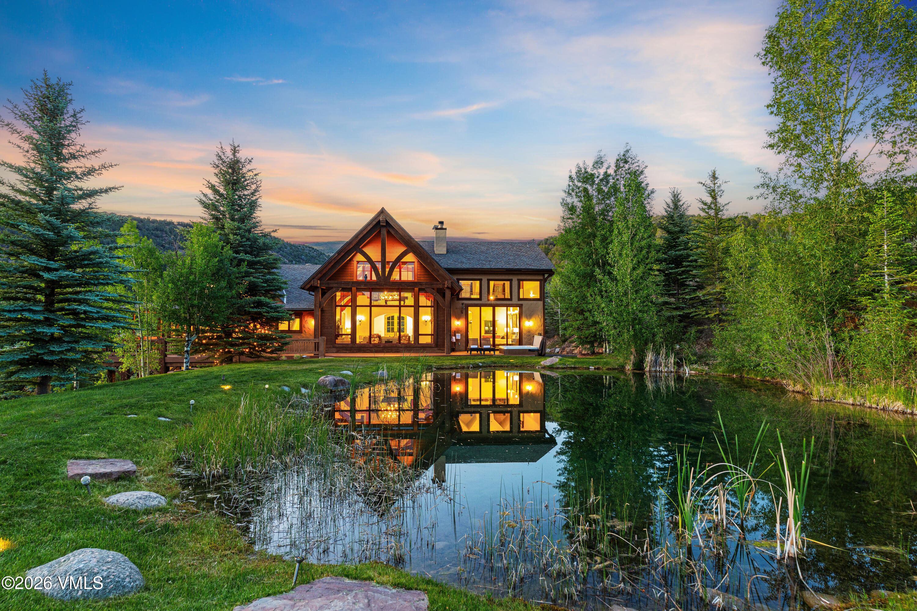 1182 Beard Creek Road Edwards, CO 81632 - Photo 1 of 71 Exterior Back with private koi pond