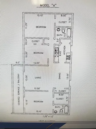 $3,100 | 7483 Southwest 82nd Street, Unit A102, Miami, FL 33143