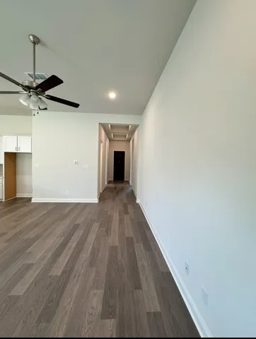 a view of a terrace with wooden floor and stairs