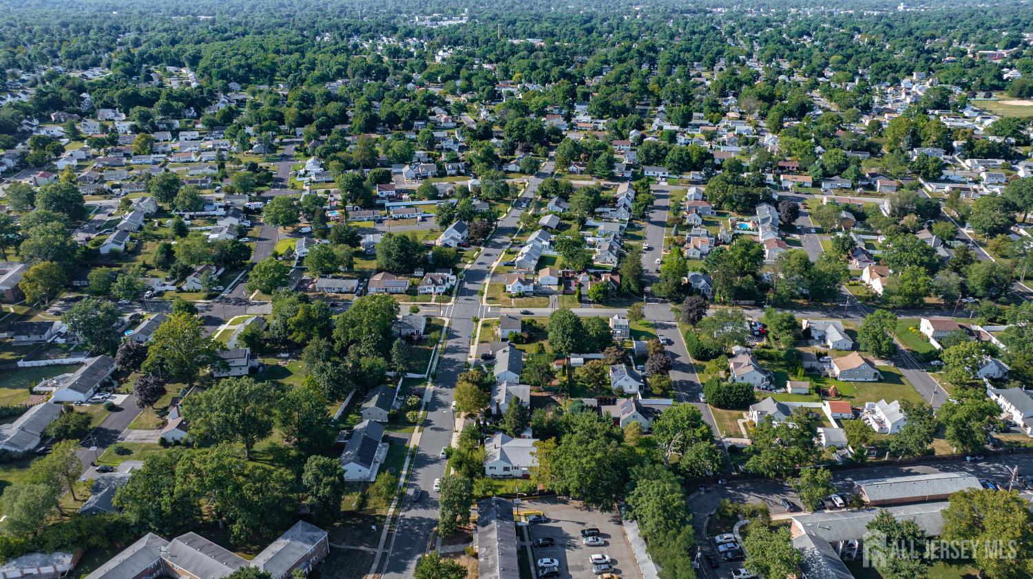 247 Adams Street Piscataway, NJ 08854 - Photo 44 of 49 an aerial view of residential houses with outdoor space and trees