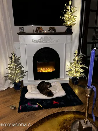 a close view of closet