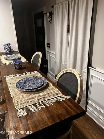 a view of a balcony with chair