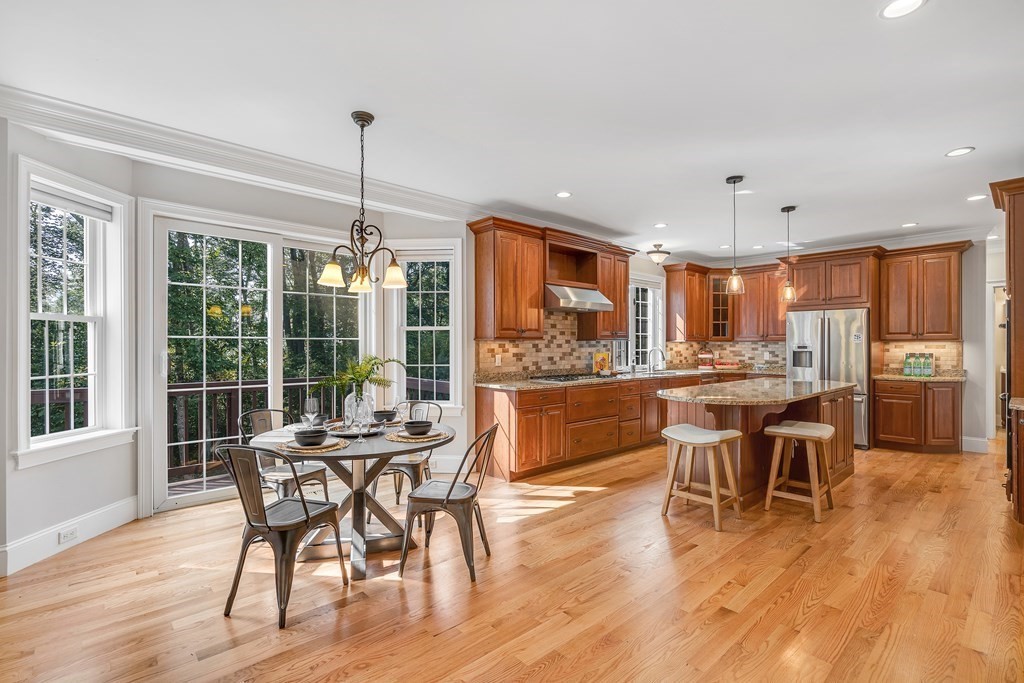 448 North Road Bedford, MA 01730 - Photo 5 of 22 a dining area with furniture window and wooden floor