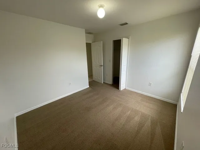 a view of an empty room