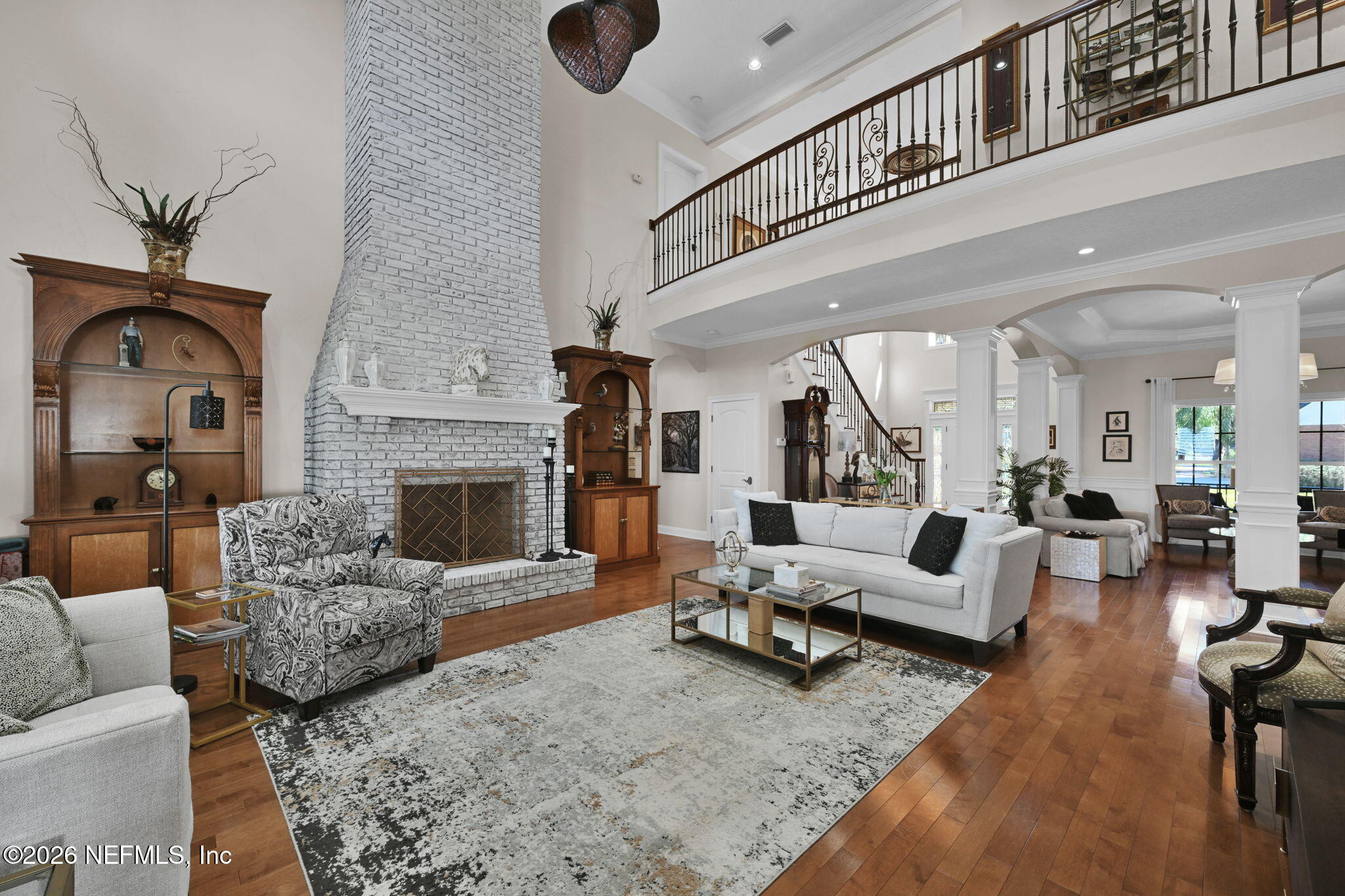 1050 Popolee Road St. Johns, FL 32259 - Photo 13 of 37 a living room with furniture and a fireplace